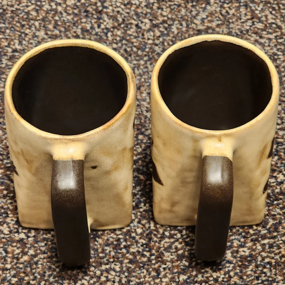 MARA Stoneware Mexico Coffee Mugs | 2 Mugs